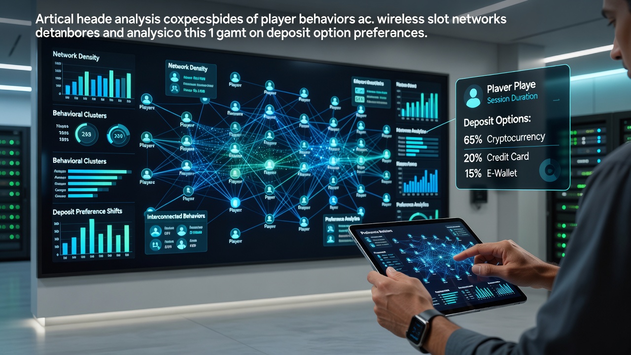 Darstellung vernetzter mobiler Slot-Netzwerke mit Spielerinteraktionen und Einzahlungsflüssen