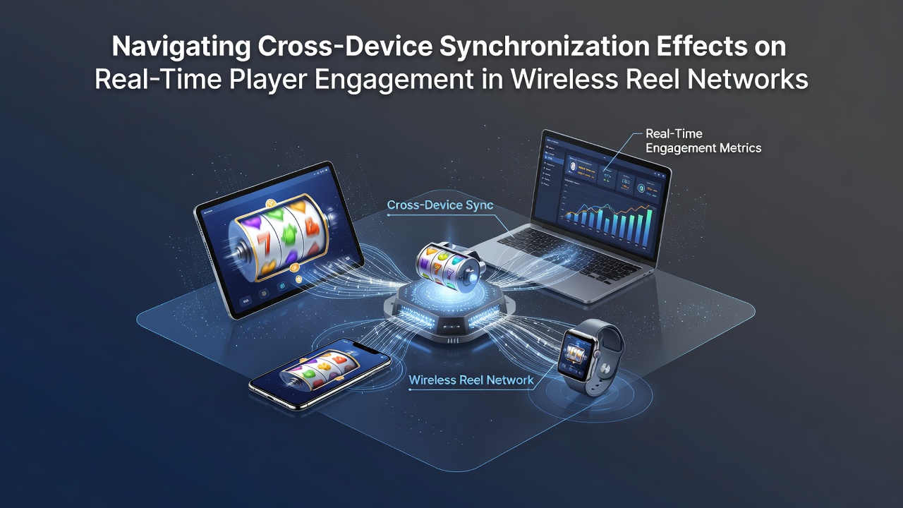 Illustration der geräteübergreifenden Synchronisation in drahtlosen Walzennetzwerken mit mobilen und stationären Geräten